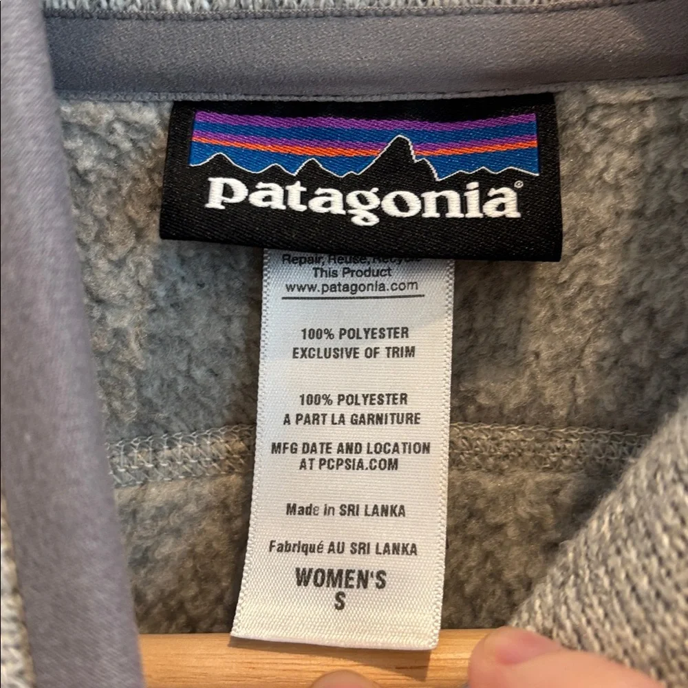 Patagonia Vest Better Sweater Knit Full Zip Size Small - Picture 4 of 4